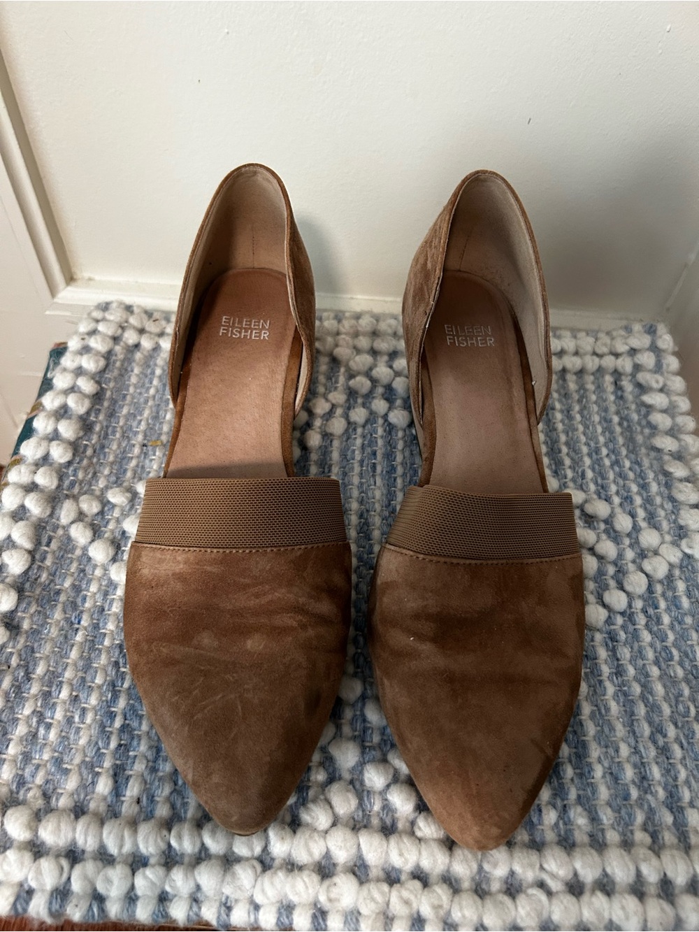 Eileen Fisher Hilly D’orsay wedge pumps 8 1/2